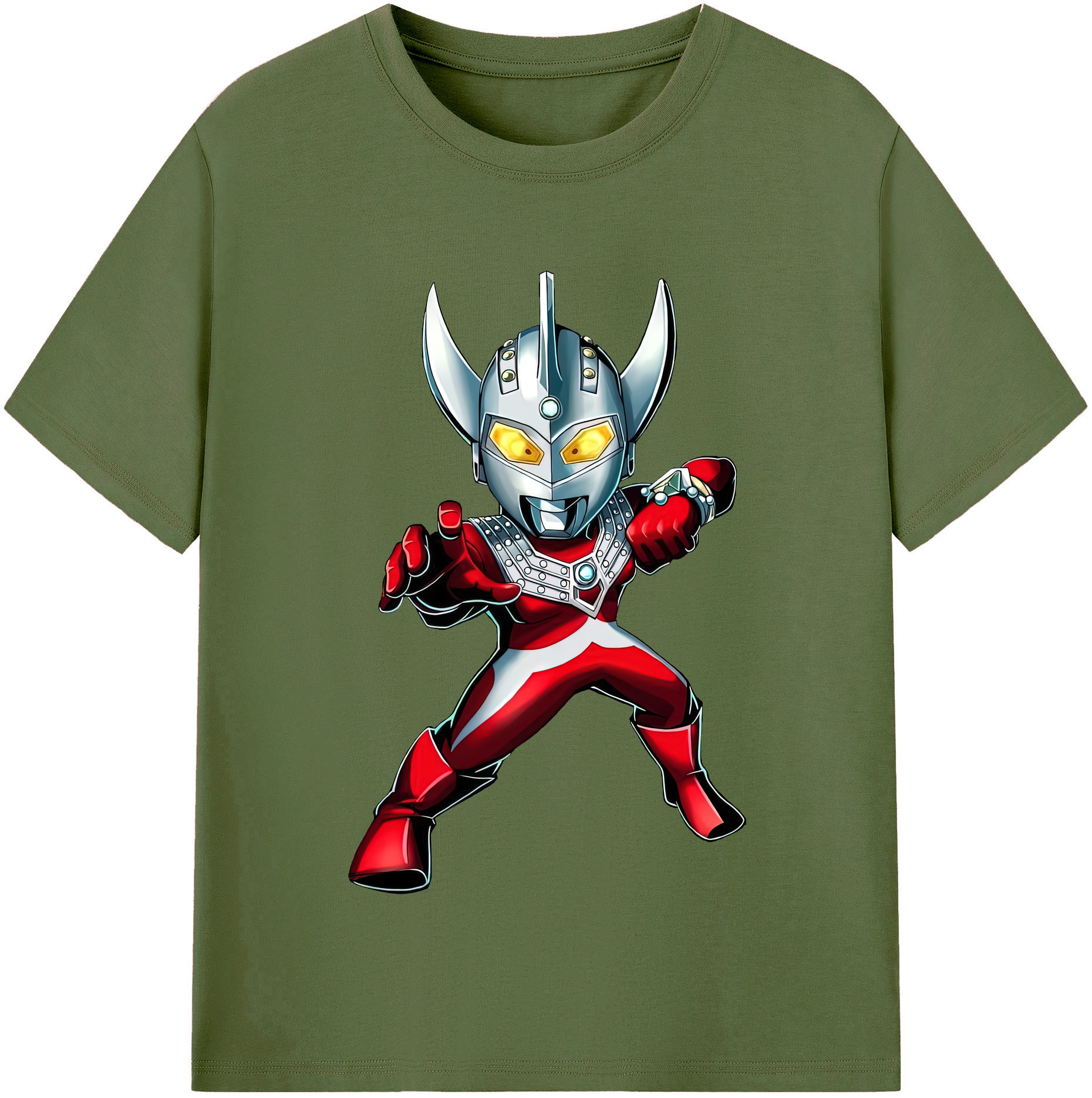（画像用） ウルトラマン Ultraman 綿100％半袖Tシャツ（フロントプリント）